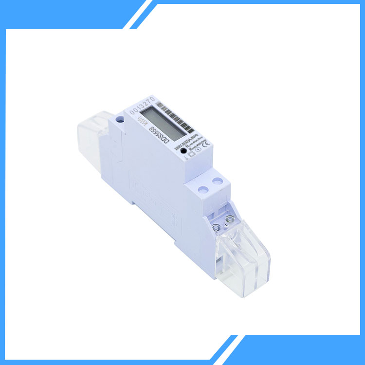 Mini Din Rail Kwh Super Condensador Medidor de Energía