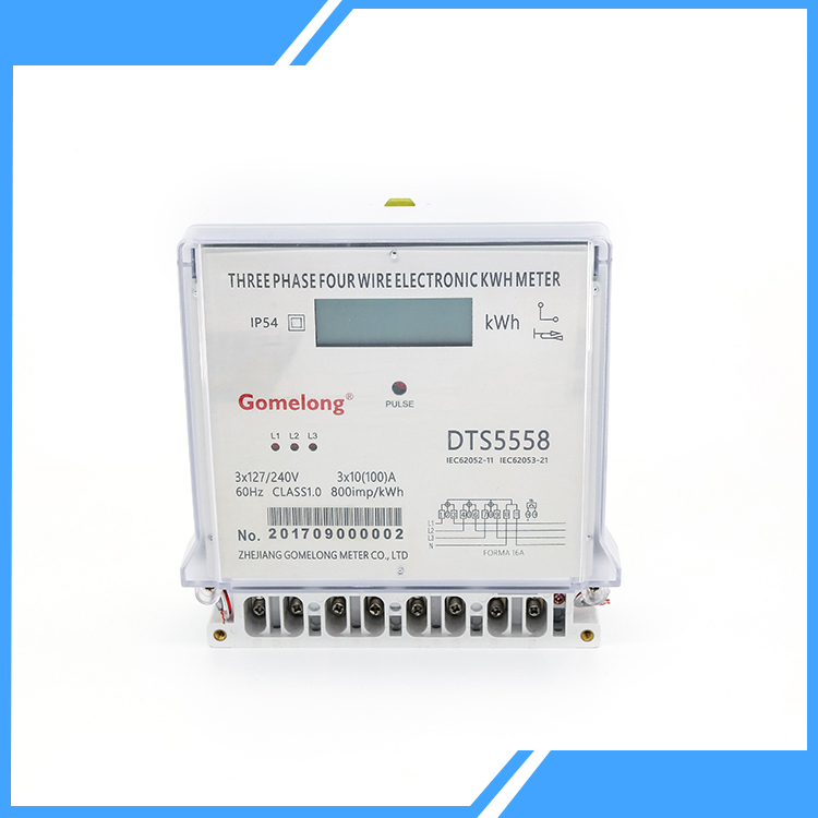 Medidor de Kwh digital LCD trifásico con CT